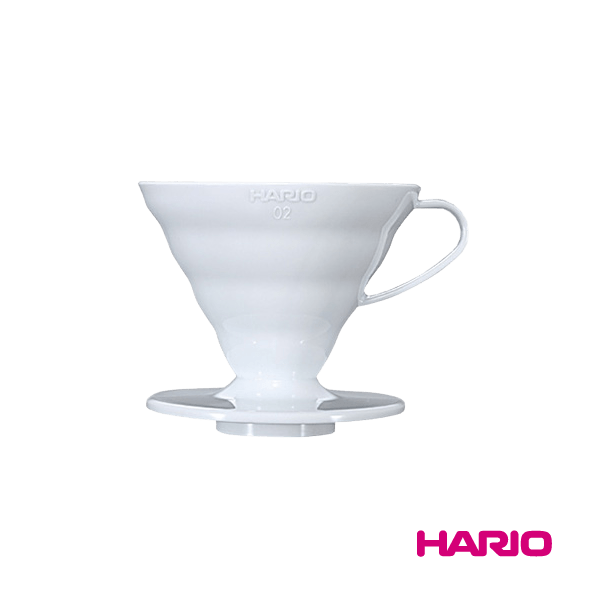 Пуровер Hario V60 02 пластиковий білий