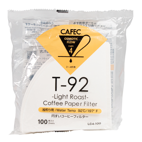 Фільтри паперові Cafec LC4-100W білі (100 ШТ)