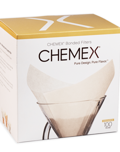 Паперові фільтри Chemex Bonded Pre-Folded Squares, 100 шт. Колір - Білий
