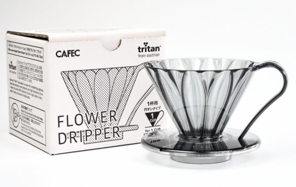 Пуровер CAFEC Tritan Flower Dripper Cup1 Black