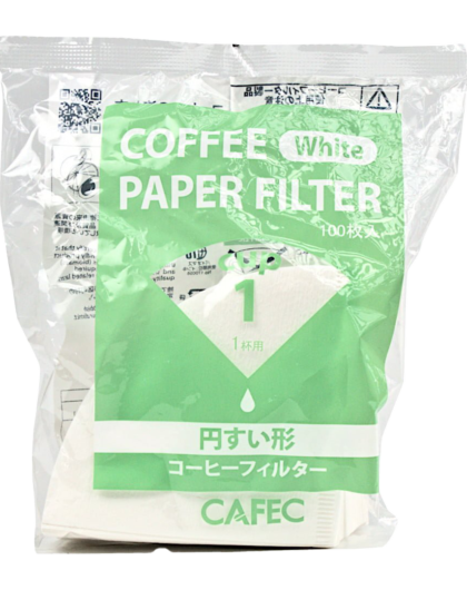 Фільтри класичні Cafec CC1-100W білі (100 шт)