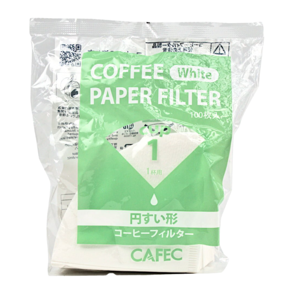 Фільтри класичні Cafec CC1-100W білі (100 шт)