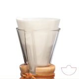 Паперові фільтри Chemex Bonded Unfolded Half Moon, 100 шт. Колір - Білий