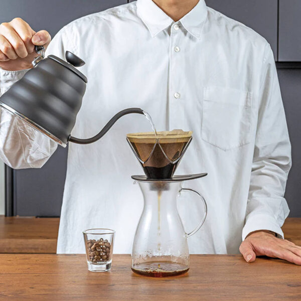 Пуровер HARIO V60 02 MUGEN Чорний