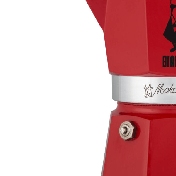 Гейзерна кавоварка Bialetti Moka Express 3 cup Червона (130 мл)