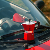 Гейзерна кавоварка Bialetti Moka Express 3 cup Червона (130 мл)