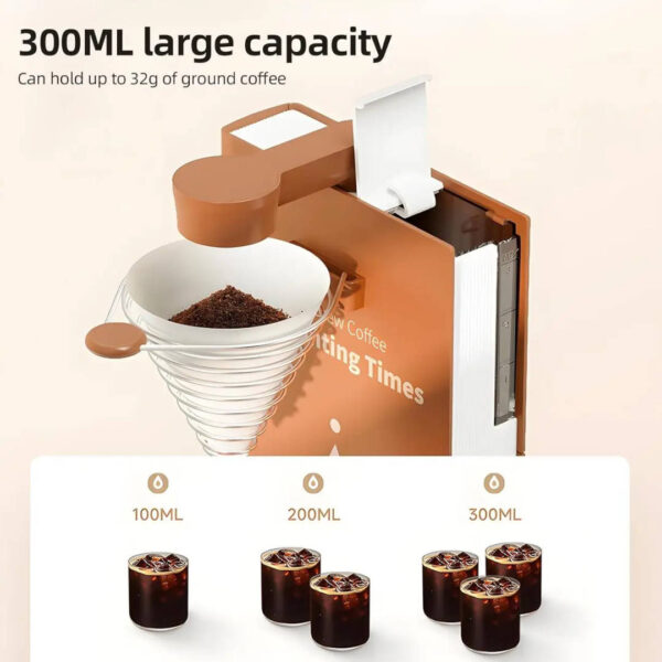 Крапельна кавоварка iCafilas 300 мл. Drip Coffee Maker - Світла
