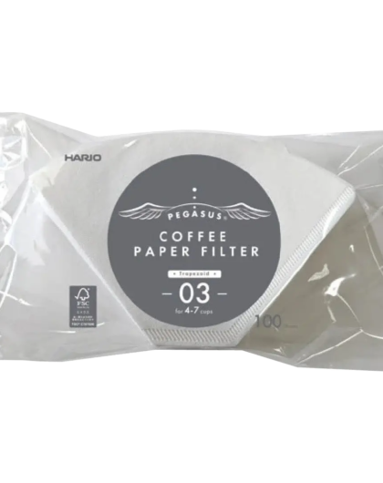 Фільтри Hario Pegasus 03 білі (100 шт)