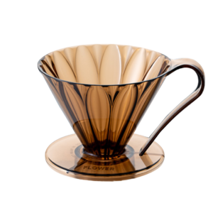 Пуровер CAFEC Tritan Flower Dripper Cup4 Pink Brown