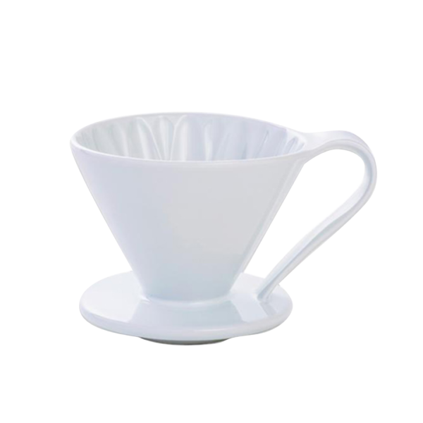 Пуровер CAFEC Arita Ware Flower Dripper Cup4 White