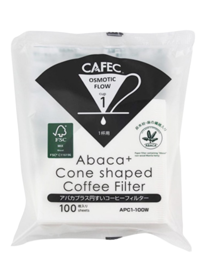 Абака+. Фільтри Cafec APC1-100W білі (100 ШТ)