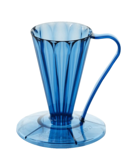 Пуровер CAFEC Tritan Flower Dripper DEEP 27 Clear Navy