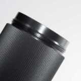 Кавомолка ручна зі сталевими жорнами (сіра, алюміній)