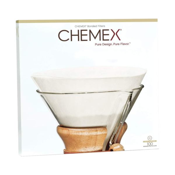 Паперові фільтри Chemex Bonded Unfolded Circles, 100 шт. Колір - Білий