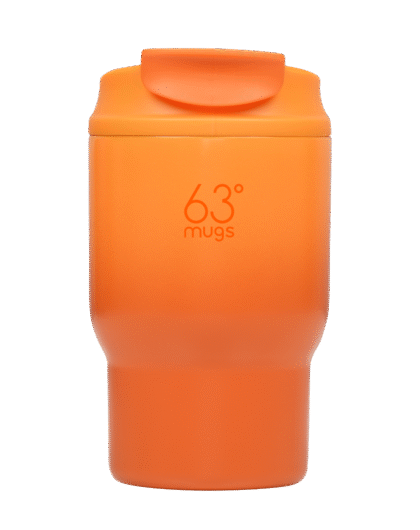 Термочашка 360 мл Запальна Помаранчева 63mugs