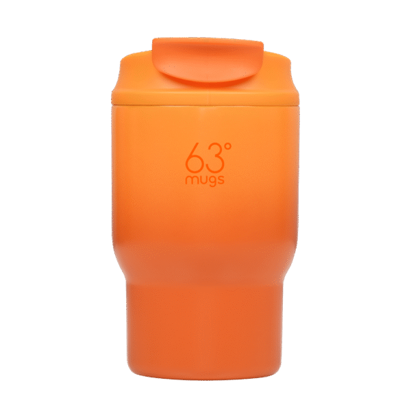 Термочашка 360 мл Запальна Помаранчева 63mugs