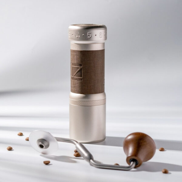 1Zpresso K-Ultra (Silver Brown) ручна кавомолка