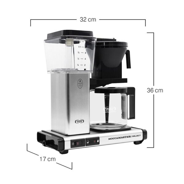 Крапельна кавоварка Moccamaster KBG Select Brushed