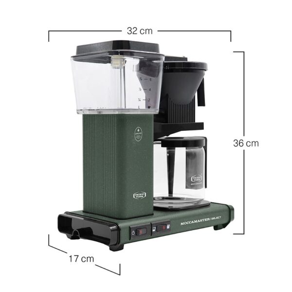 Крапельна кавоварка Moccamaster KBG Select Forest Green