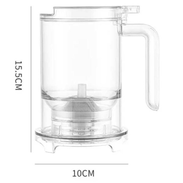 Заварник для чаю з металевим фільтром 500 мл Tea Infuser Cup темний