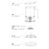 Заварник для чаю з металевим фільтром 500 мл Tea Infuser Cup темний