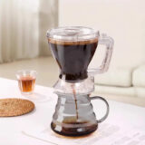 Заварник для чаю з металевим фільтром 600 мл Tea Maker Steeper темний